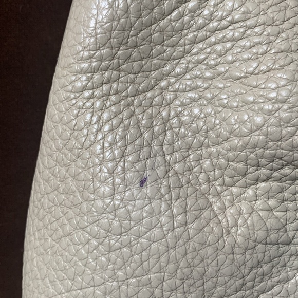 Dooney & Bourke Pebble Grain Logo Lock Bag - Bone - Picture 14 of 14